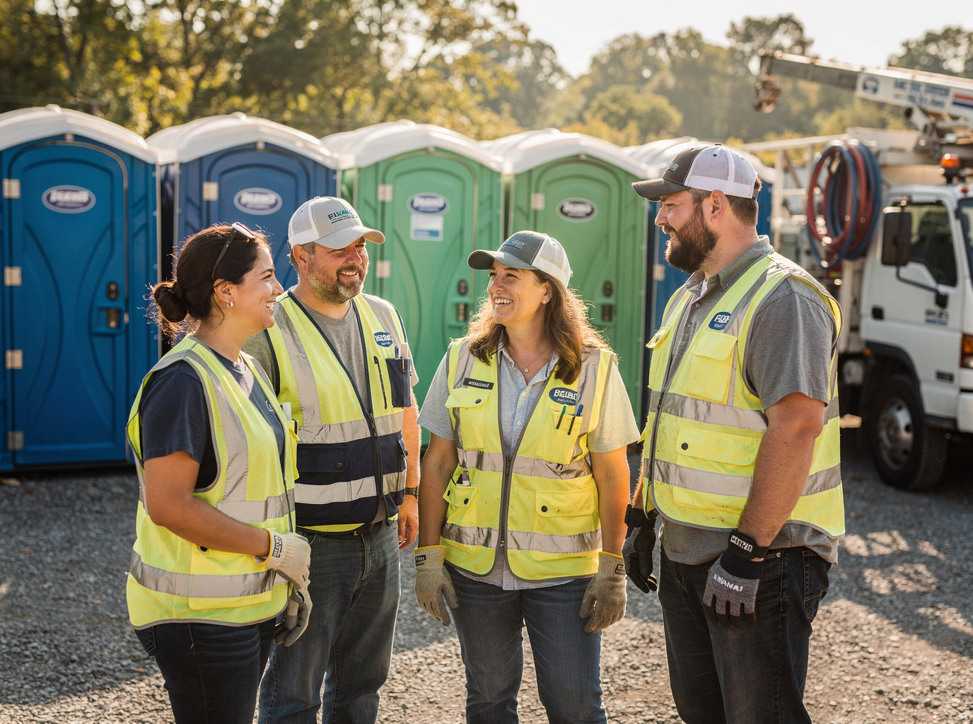 The Merrimack Portable Toilets team